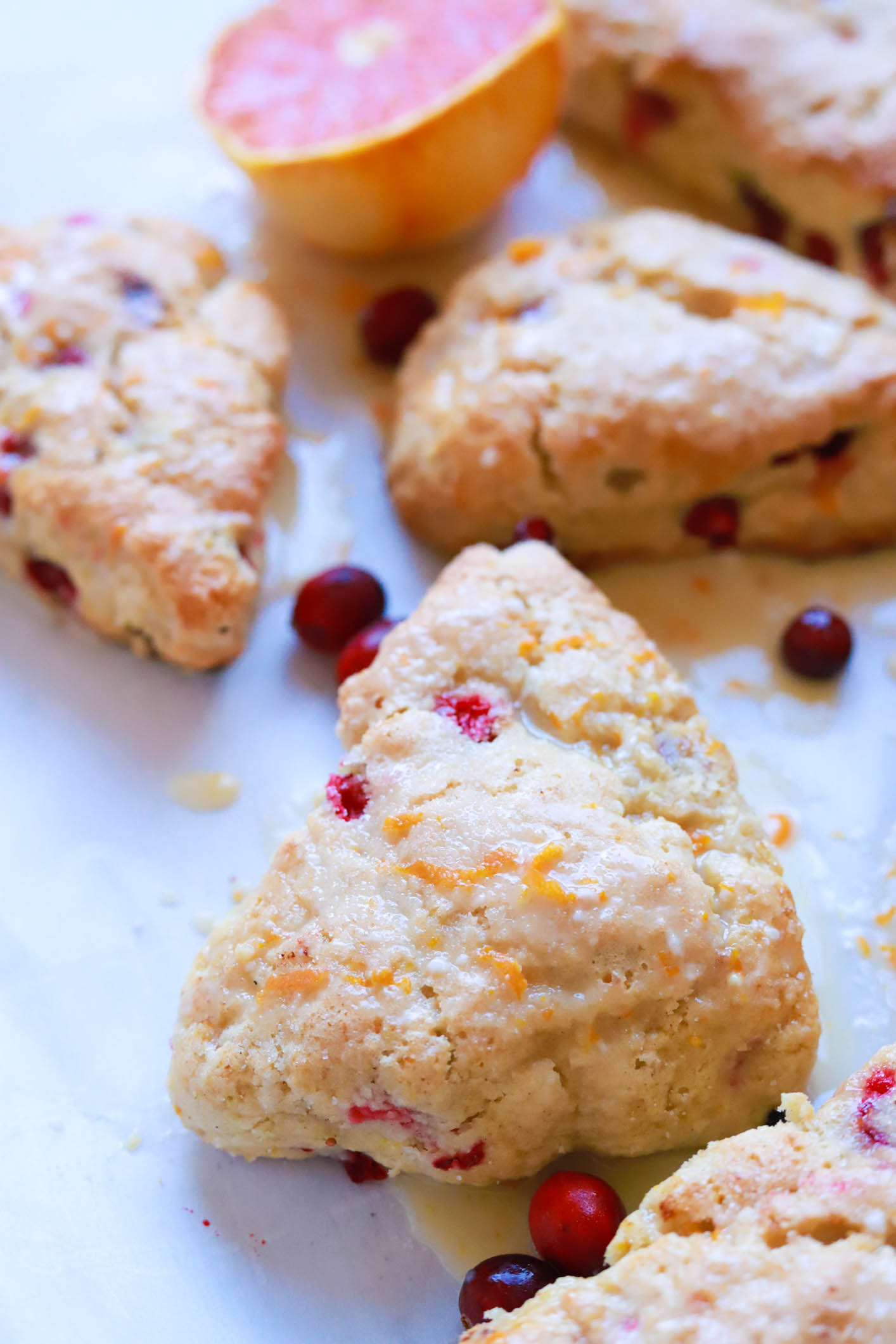 Cranberry Orange Bliss Scones Butternut And Sage